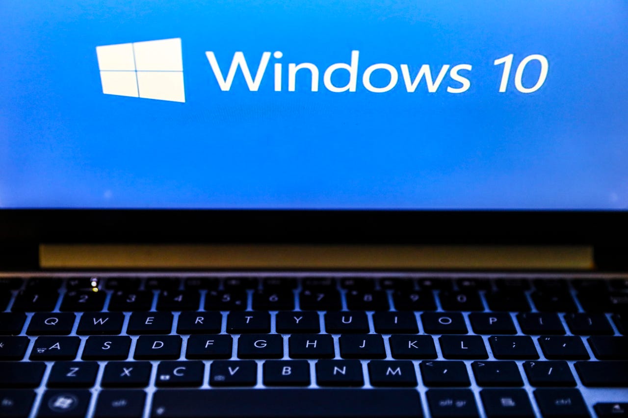 Windows 10 on laptop